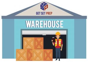 inventory arrives at the warehouse